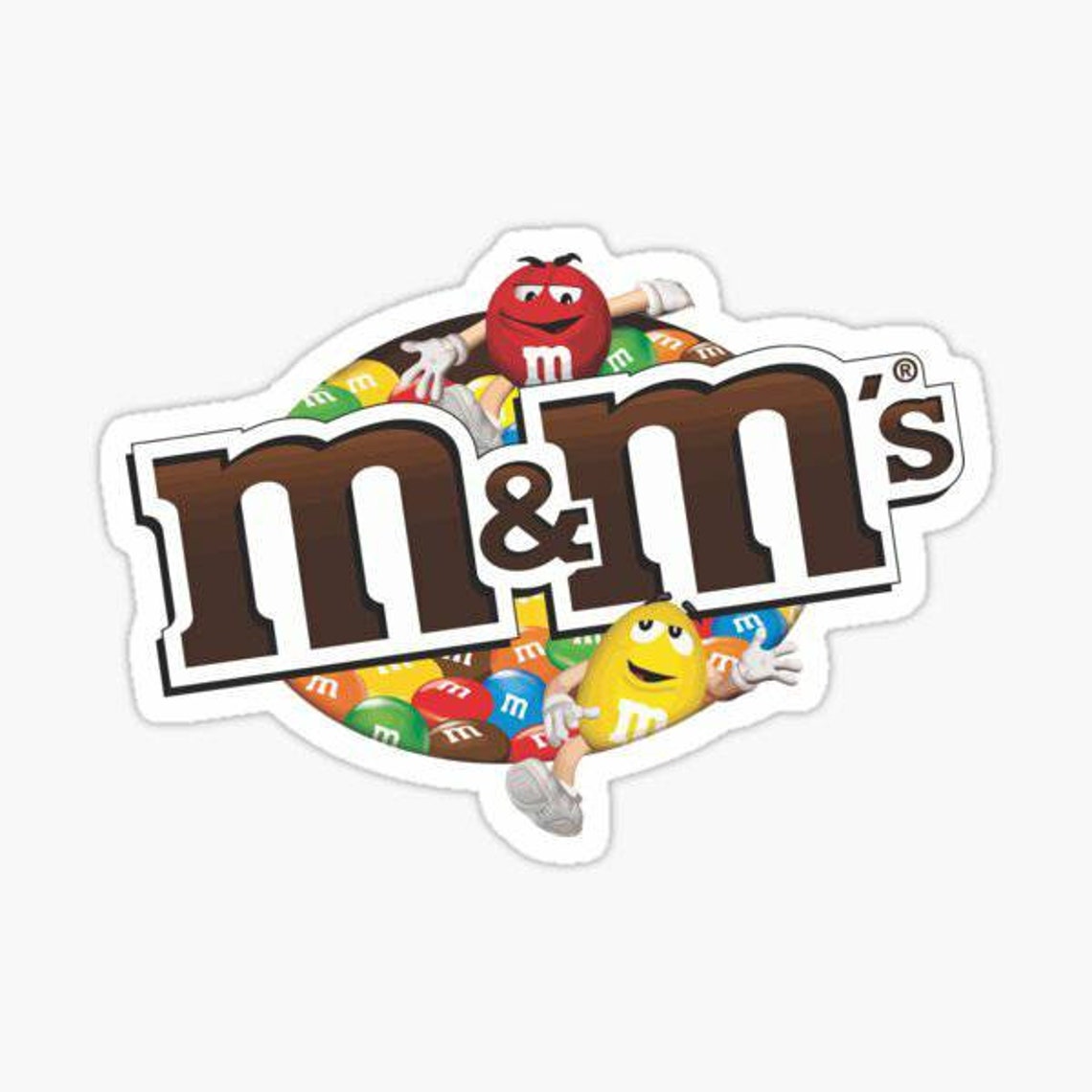 M&M's Stickers Vinyl Decal Laptop Decal Stickers | Etsy