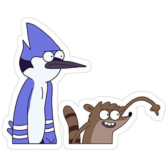 Regular Show Stickers Vinyl Decal Laptop Decal Regular Etsy