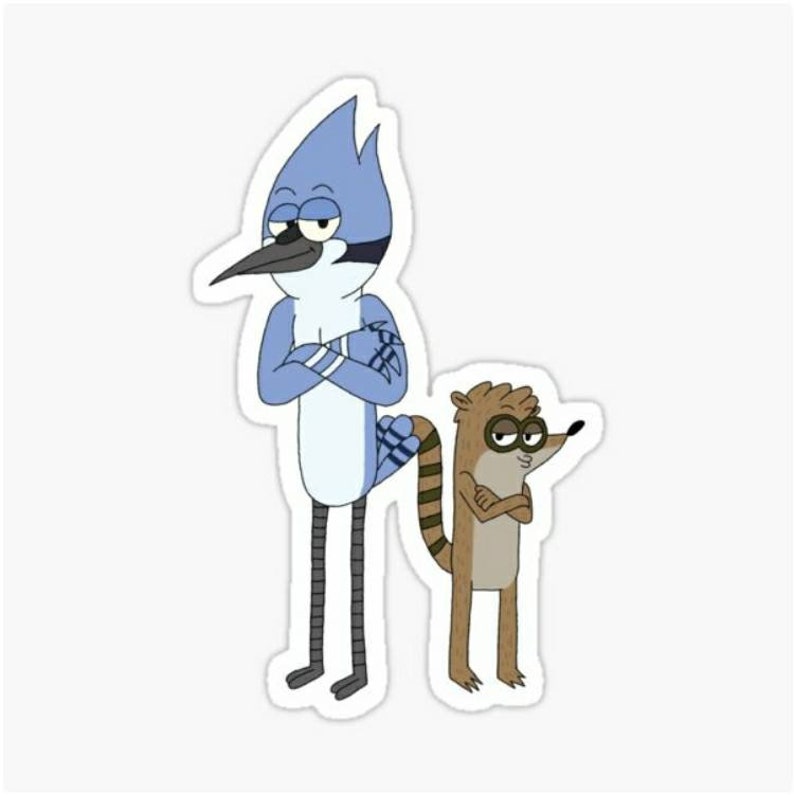 Regular Show Stickers Vinyl Decal Laptop Decal Regular Etsy
