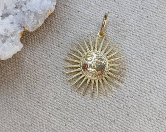Sun Charm // Carabiner // Necklace