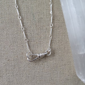 Sterling Silver Swivel Necklace // Charms // .925