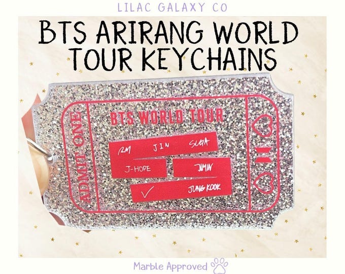 Featured listing image: BTS Arirang World Tour Souvenir Keychain