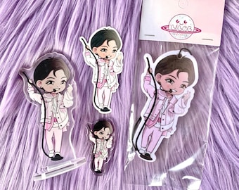 BTS Jungkook Euphoria Merch Gift for Her Euphoria Present Holiday Gift Kpop Gift Acrylic Pin Air Freshener Desk Decor Junk Journal Sticker