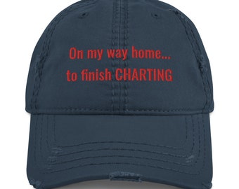 Casquette effet vieilli - Sur le chemin du retour pour terminer la cartographie