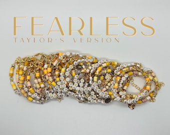 Fearless verzamelbare vriendschapsarmband om uit te wisselen - Eras Tour