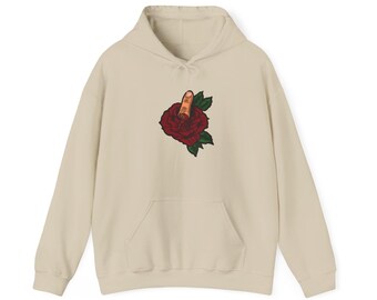 Officieel gelicentieerde Dance With My Demons Severed Finger-hoodie | Steph Macca | Lillydale-collectie | BookTok-merchandise