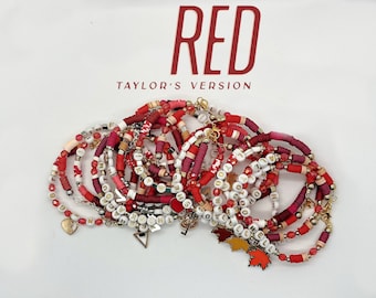 Red Album verzamelbare vriendschapsarmbanden om uit te wisselen - Eras Tour