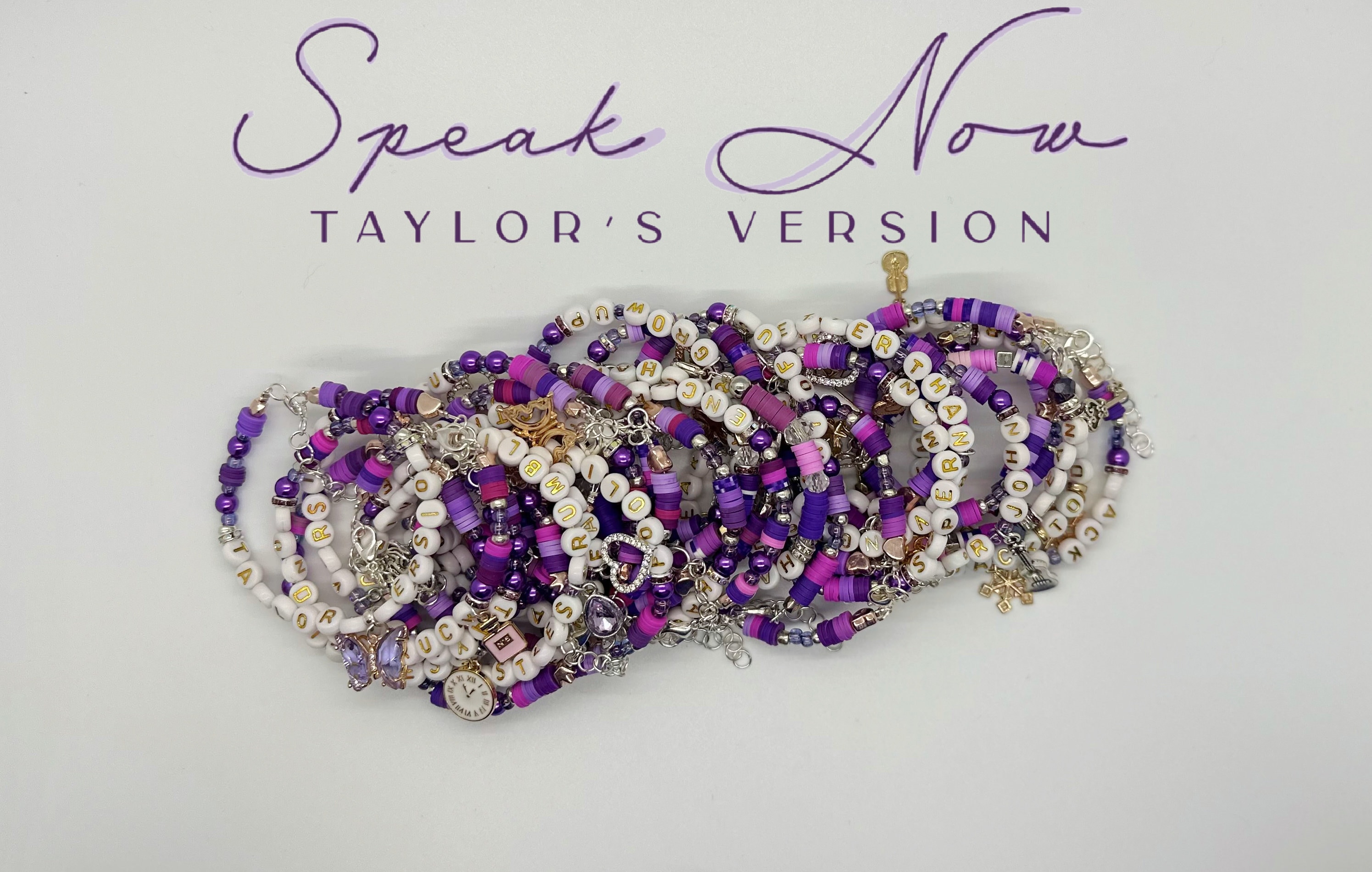 Taylor Swift Speak Now (Taylor's Version) Charm Bracelet