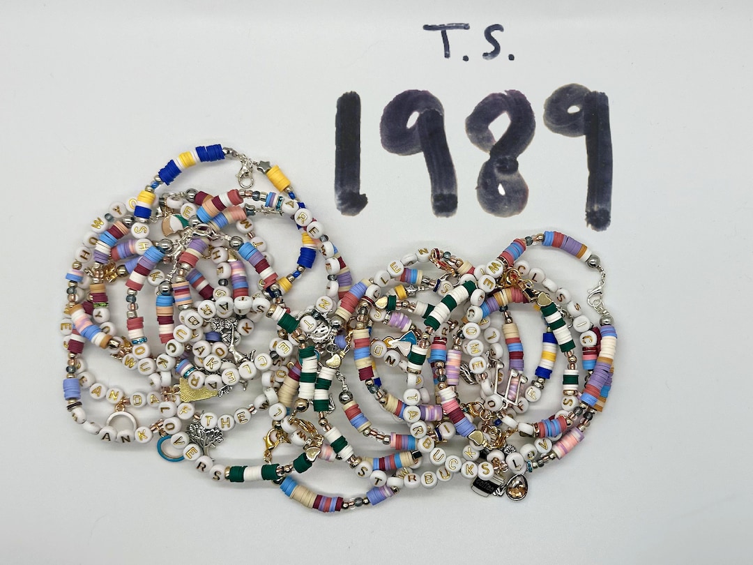 1989 Collectable Friendship Bracelets to Exchange Eras Tour Etsy