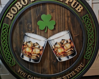 Custom Bar & Restaurant Sign, Indoor