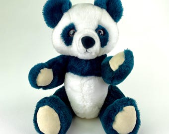 Shabby Panda Bear: Worn Velvet Nose, Collector's Teddy - Etsy
