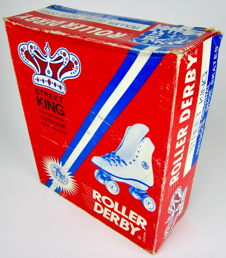 Roller Derby Street King Roller Skates Vintage Retro Metal Etsy