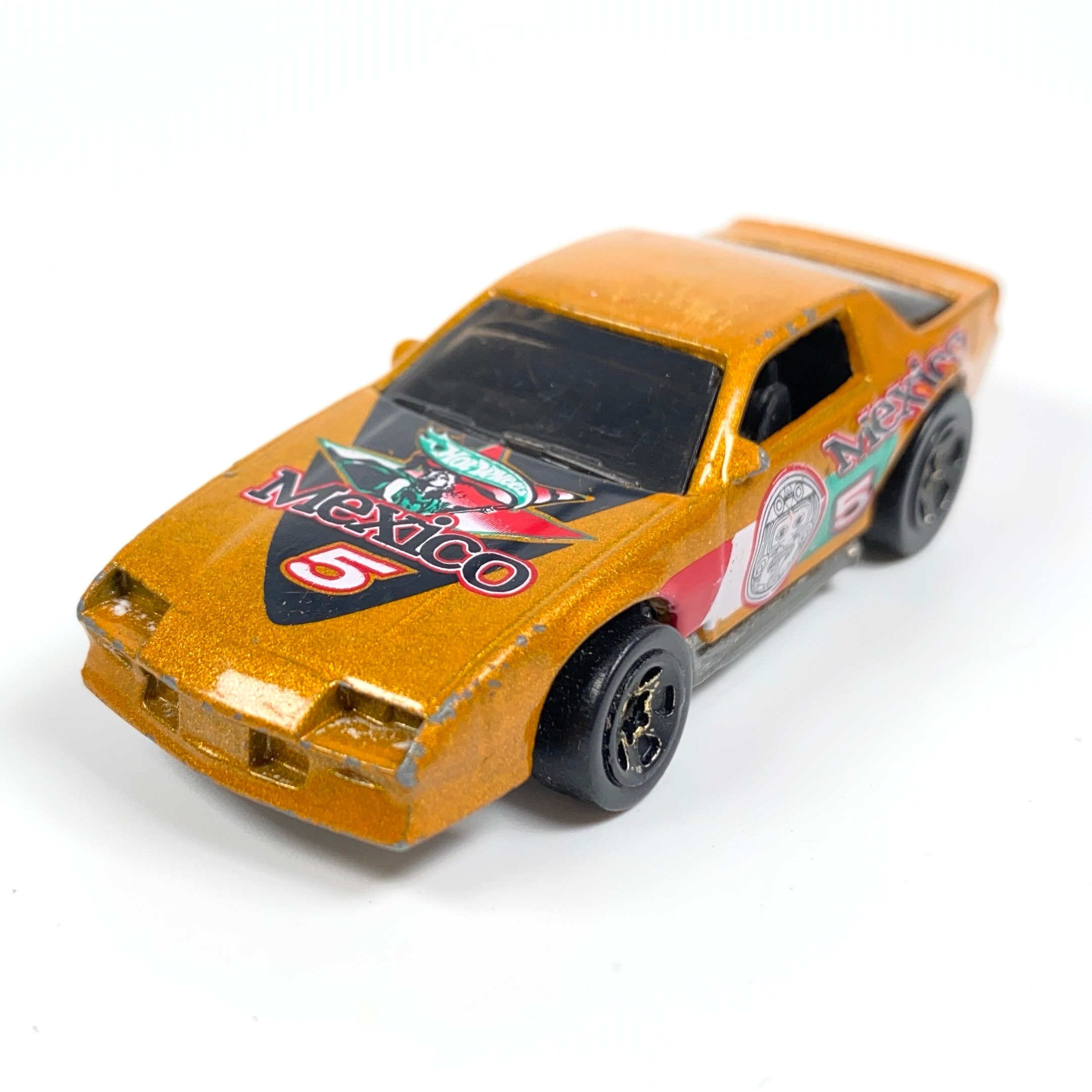 Vintage Hot Wheels 1983 Chevy Camaro Z28 Mexico 5 Metallic Gold 1