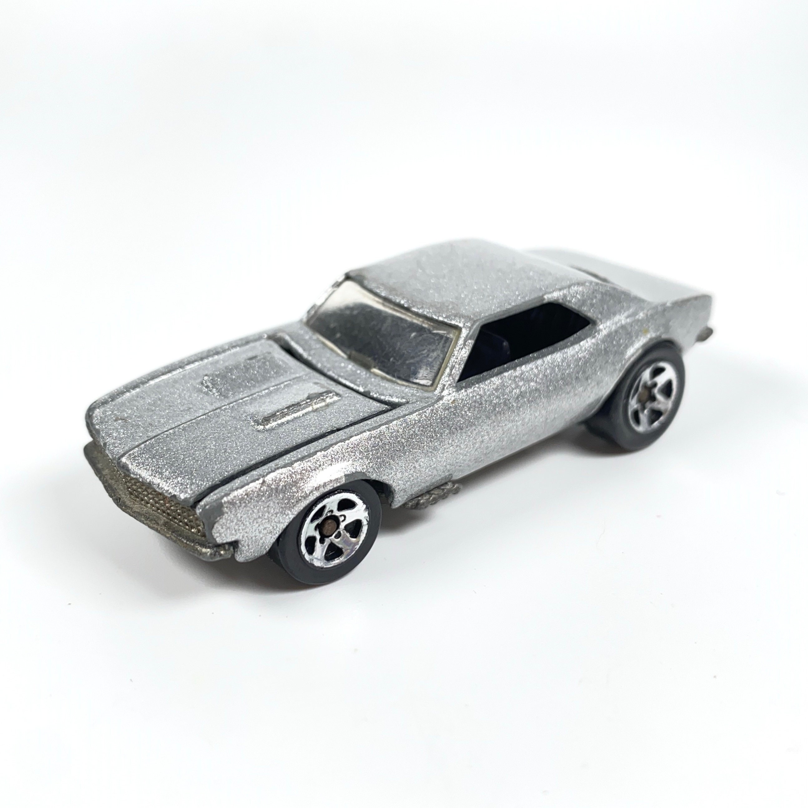Vintage 1982 Hot Wheels '67 Chevy Camaro Metallic Silver Opening