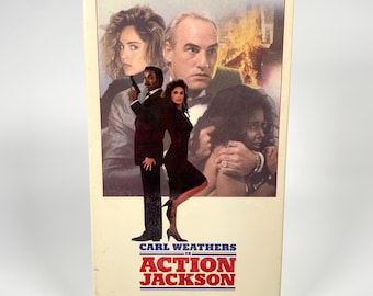 T-shirt Vintage Action Jackson 1988 – Carl Weathers – Tailles S à 5XL – Neuf Avec étiquettes