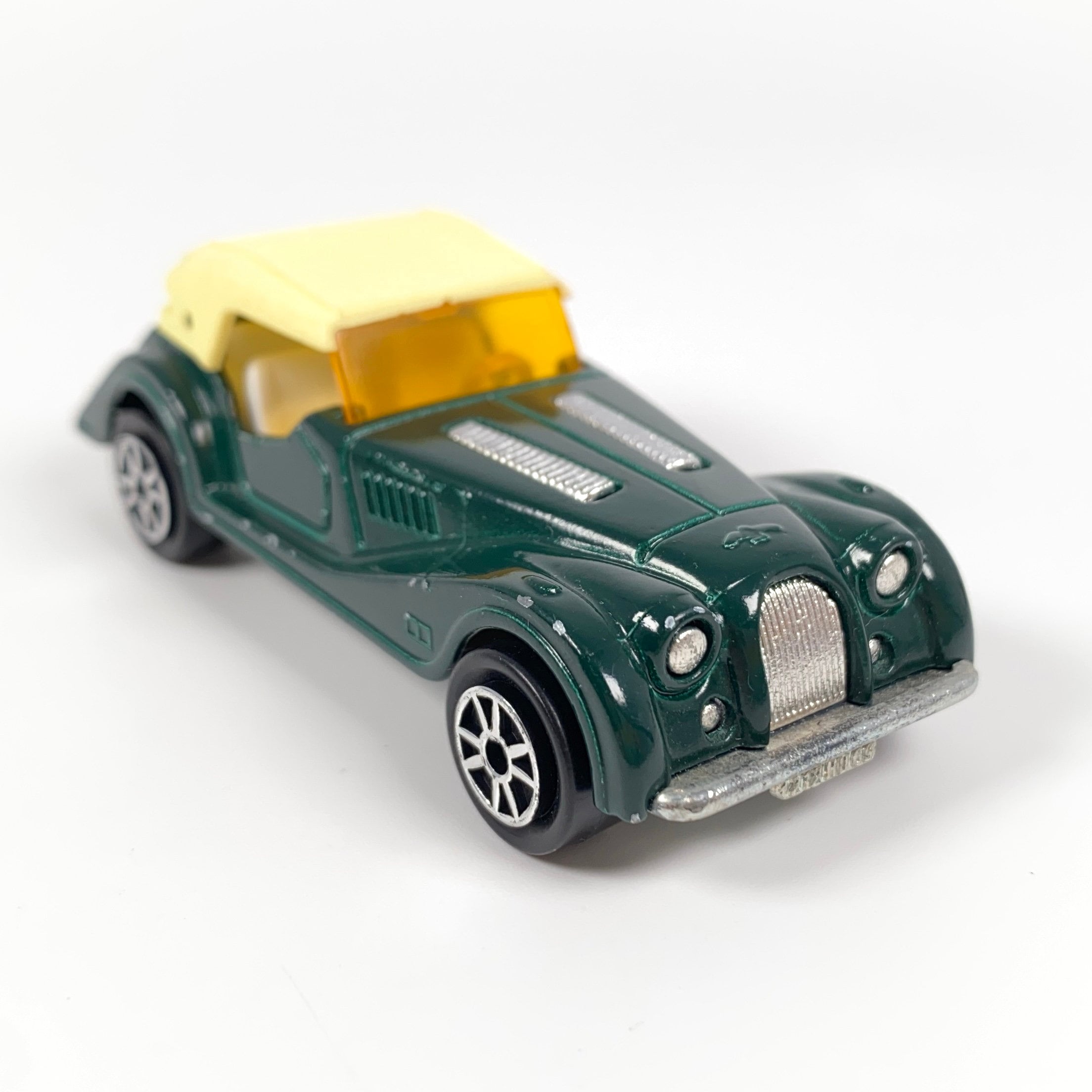 Vintage 80s Majorette #261 Green Morgan Convertible Roadster, 200