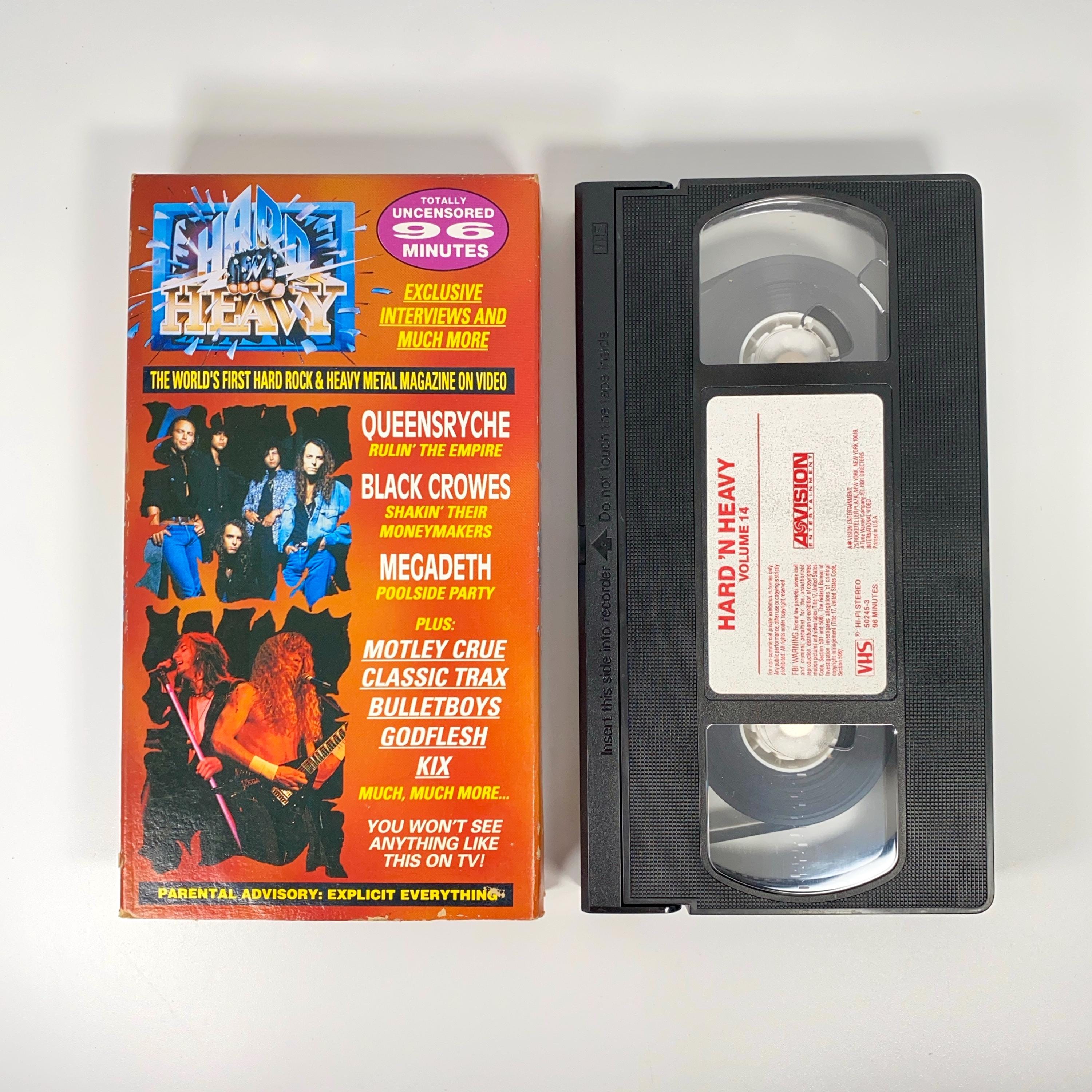 Hard 'N Heavy Volume #14 (1991 A*vision Video, VHS Tape) KIX
