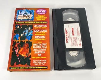 Hard 'N Heavy Volume #14 (1991 A*vision Video, VHS Tape) KIX