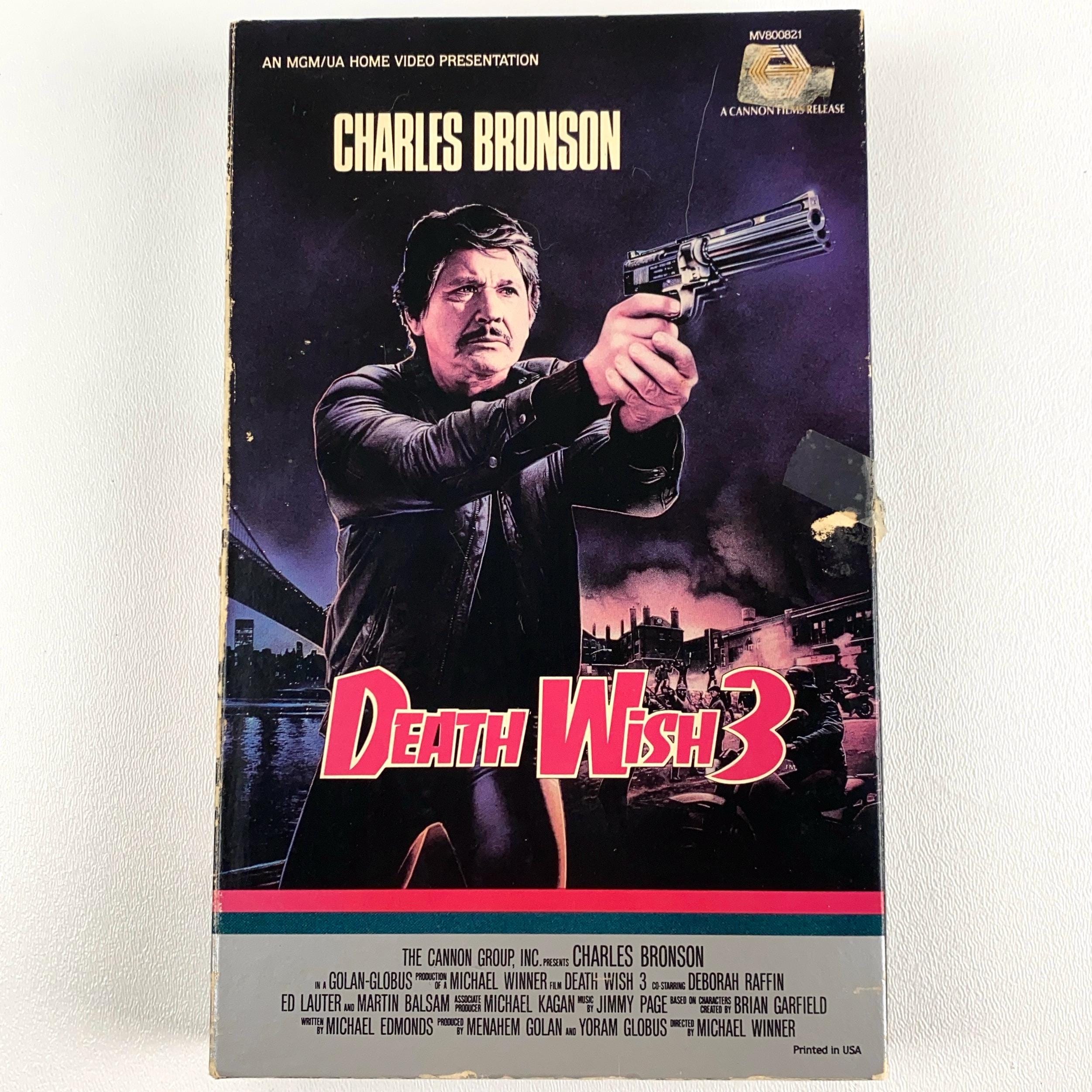 Death Wish 3 (1986 MGM/UA Cannon Big Book Gatefold Box