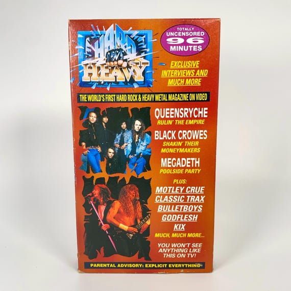 Hard 'N Heavy Volume #14 (1991 A*vision Video, VHS Tape) KIX