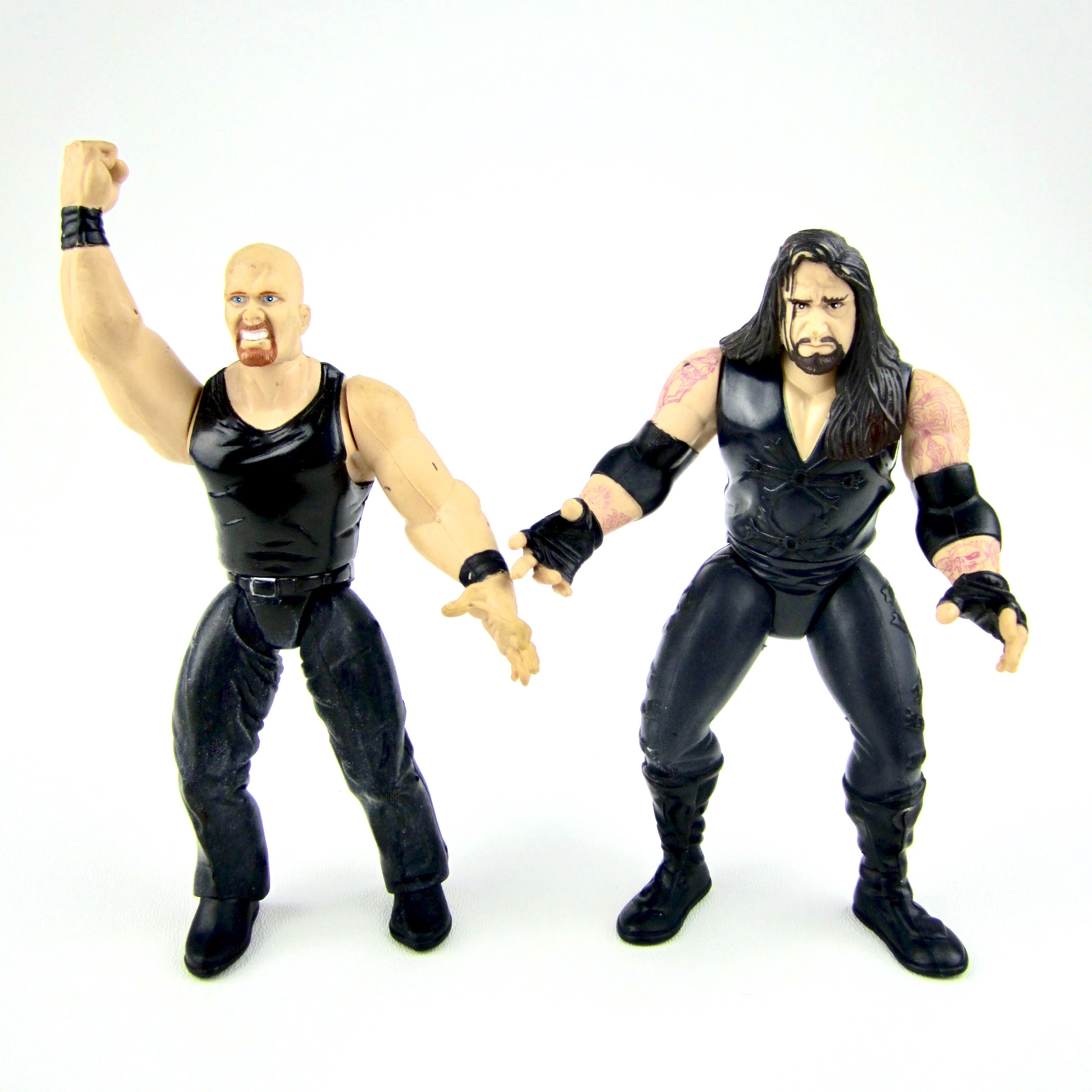 WWF WWE Grudge Match Stone Cold Steve Austin VS The Rock Wrestlemania Jakks WWF WWE Grudge Match Stone Cold Steve Austin VS The Rock Wrestlemania Jakks
