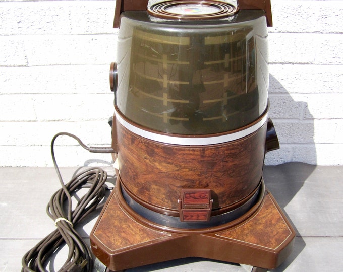 Vintage 1982 D3C Rexair Rainbow Vacuum Cleaner Canister W/caddy Clean