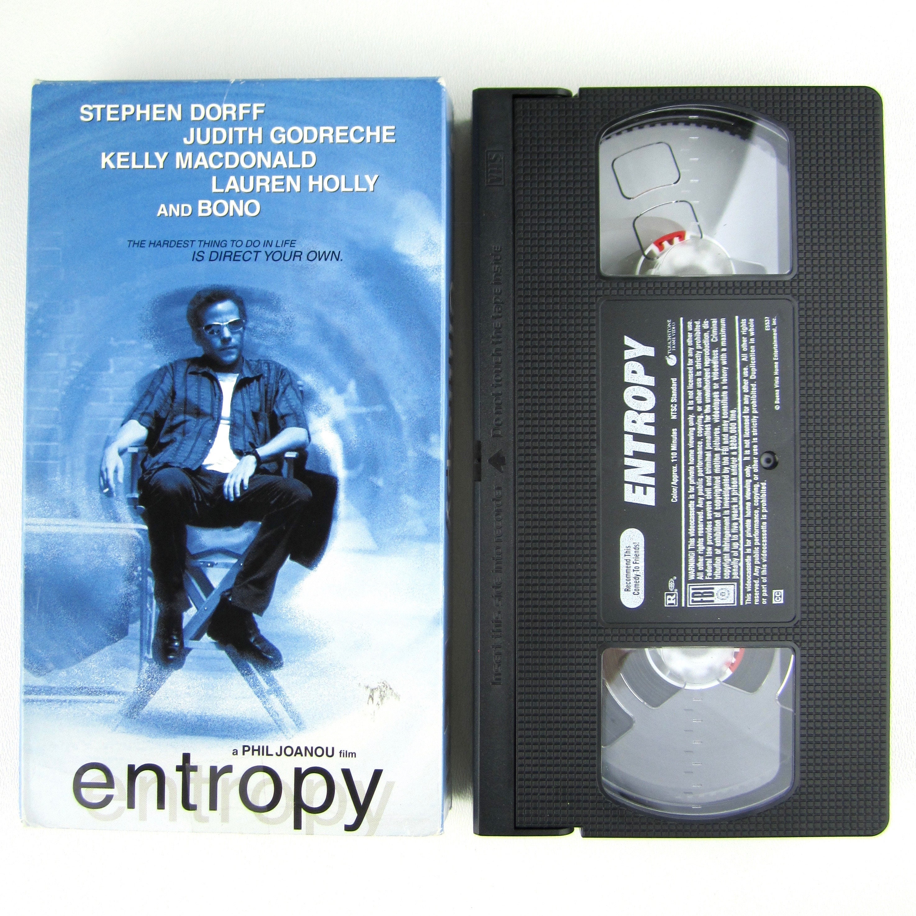 ENTROPY 1999 (vintage VHS Cassette Tape Touchstone Release