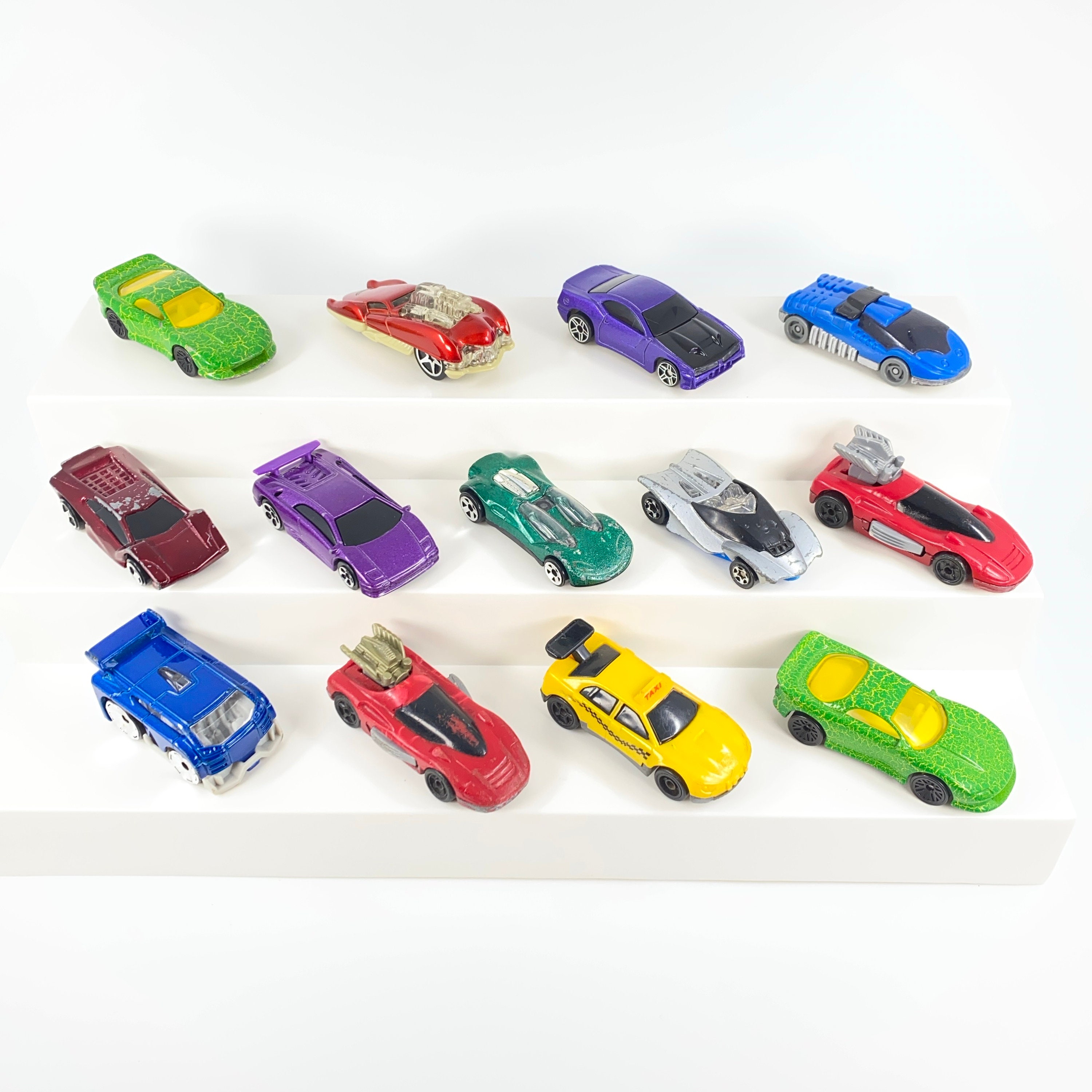 Lot of 13 Vintage Hot Wheels 1993-2004 Mcdonalds Happy Meal