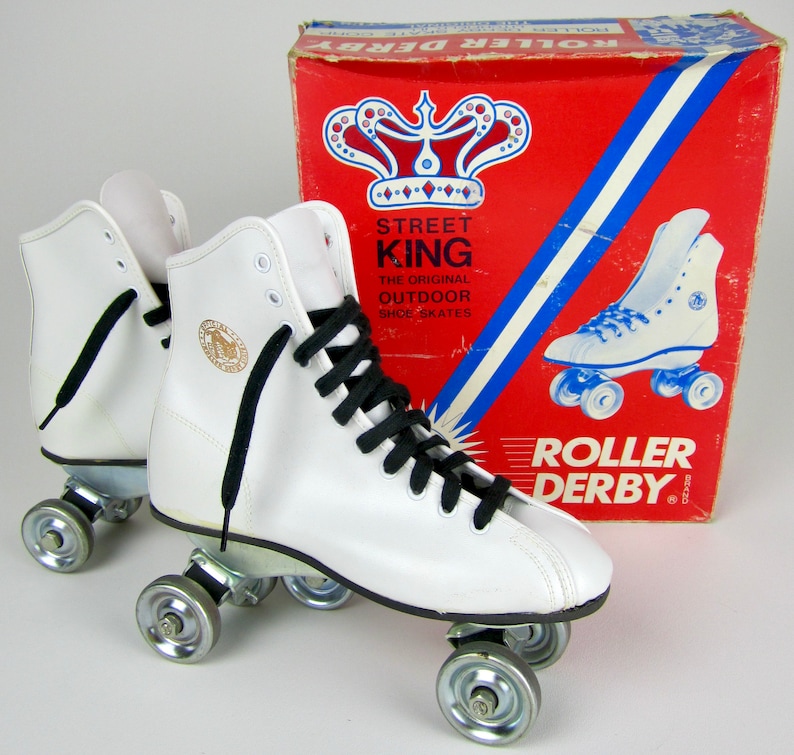 Roller Derby Street King Roller Skates Vintage Retro Metal Etsy