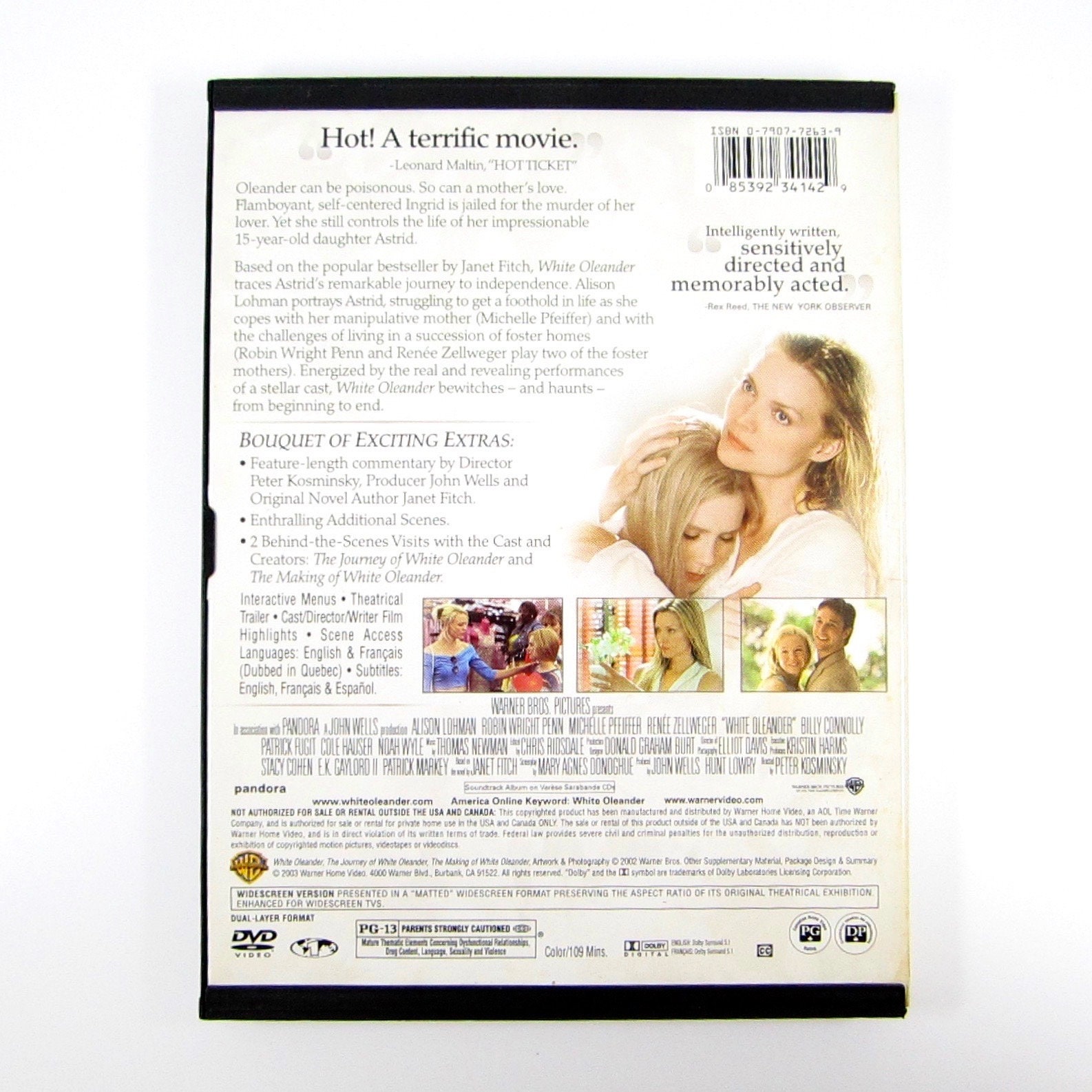 ホワイト・オランダー [DVD] wwzq1cm White Oleander - Widescreen Edition / 2003- DVD | eBay