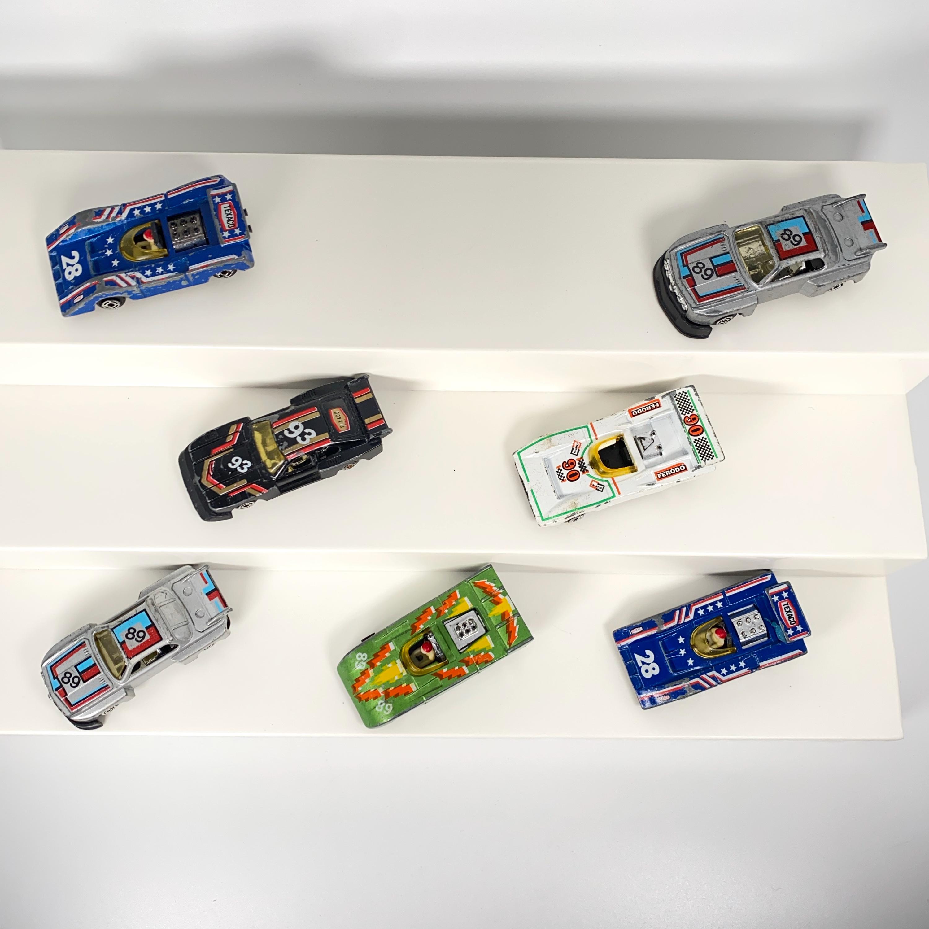 Lot of 7 Vintage 1980s Summer SM Marz Karz Diecast Race Cars