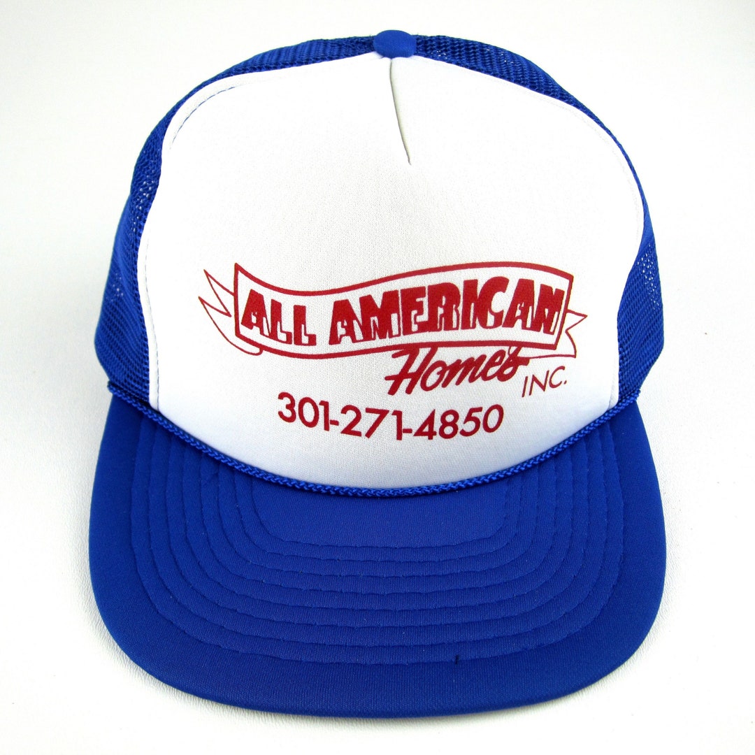 Vintage 80s Snapback (all American Homes)- Thurmont, MD- EXCELLENT ...