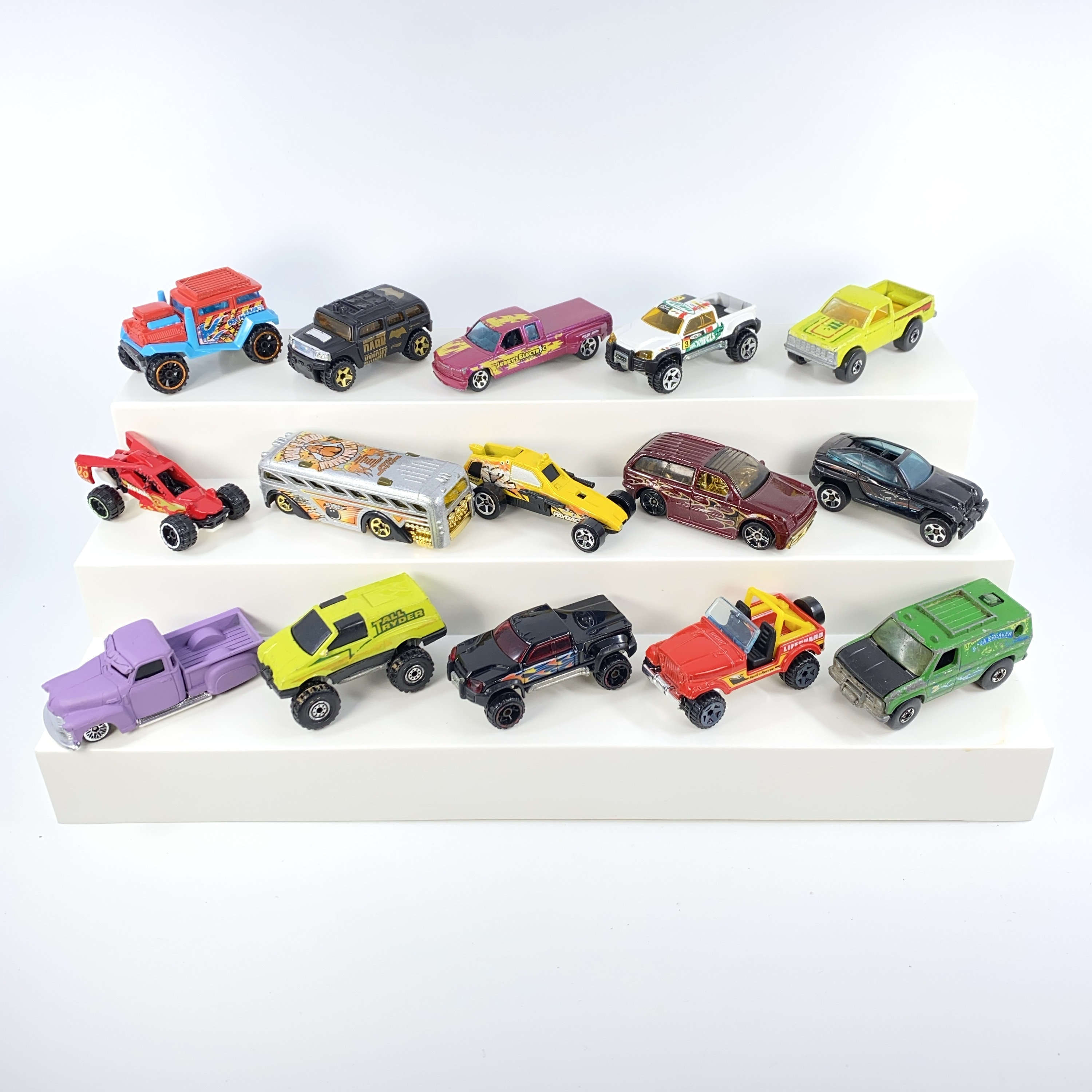 Lot of 15 Vintage Hot Wheels 1977-2012 Diecast Cars, Trucks, 4x4