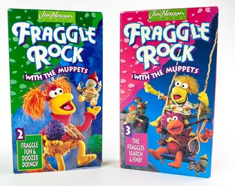 Set of 2 Vintage 1980s Fraggle Rock VHS - Etsy
