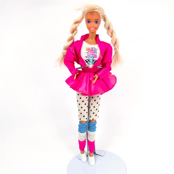 Vintage 9pc 1988 Cool Times Barbie Doll #3022 “mattel 1966 China