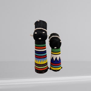 Beaded Zulu dolls. Zulu home decor