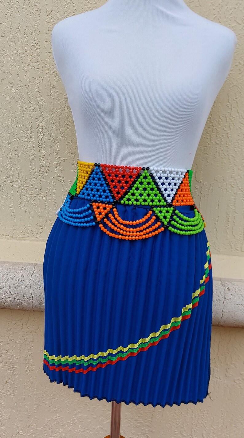 zulu beaded waist belt