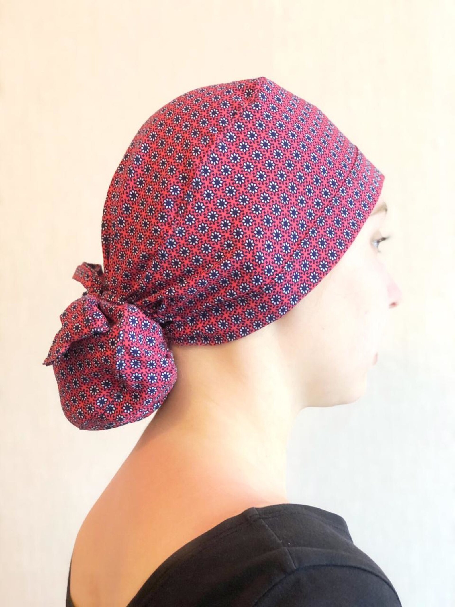 Sewing patterns for women ponytail scrub cap pattern Etsy