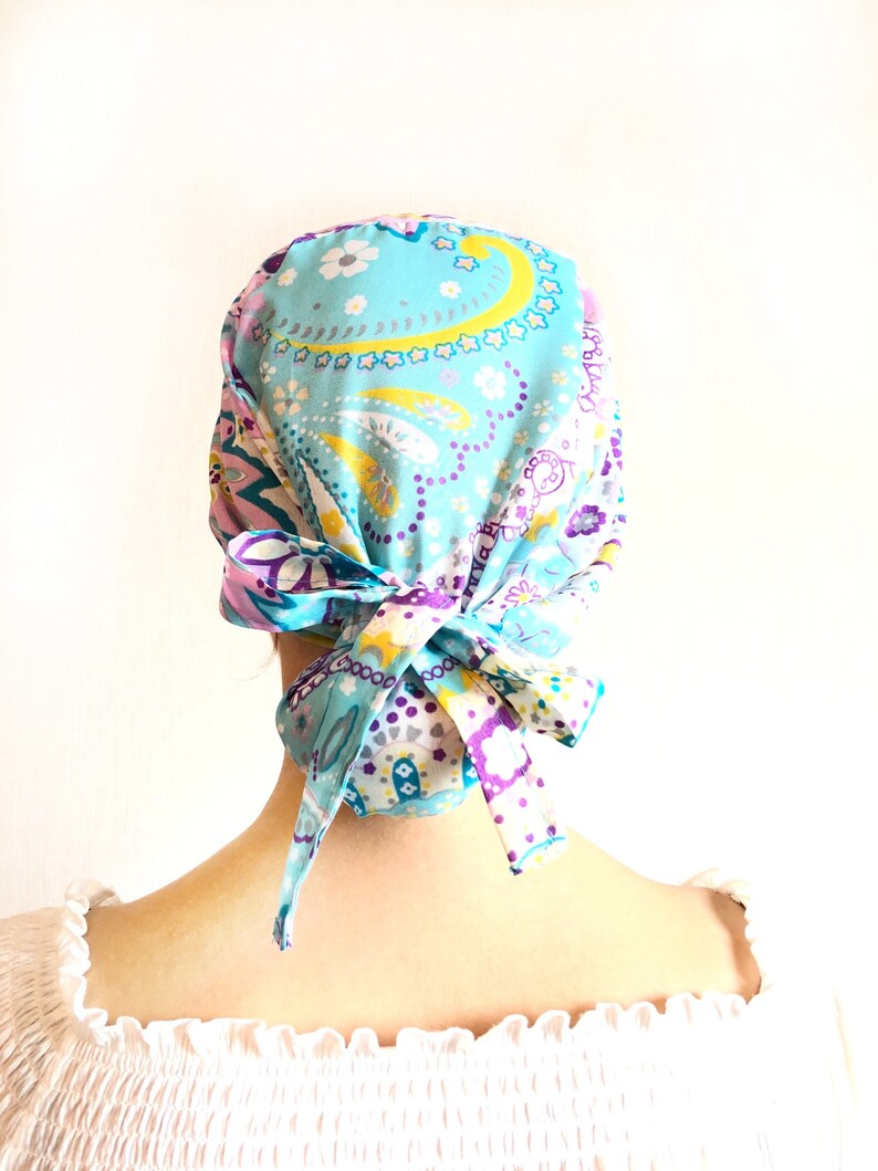 Sewing pattern Scrub Cap Ponytail pdf scrub caps for women Etsy