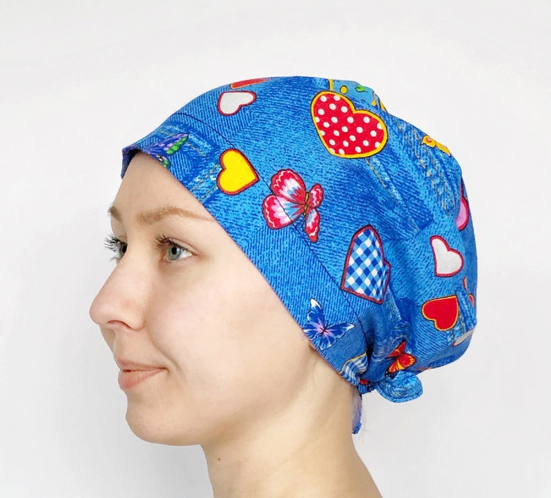 Sewing patterns for women ponytail scrub cap pattern easy | Etsy