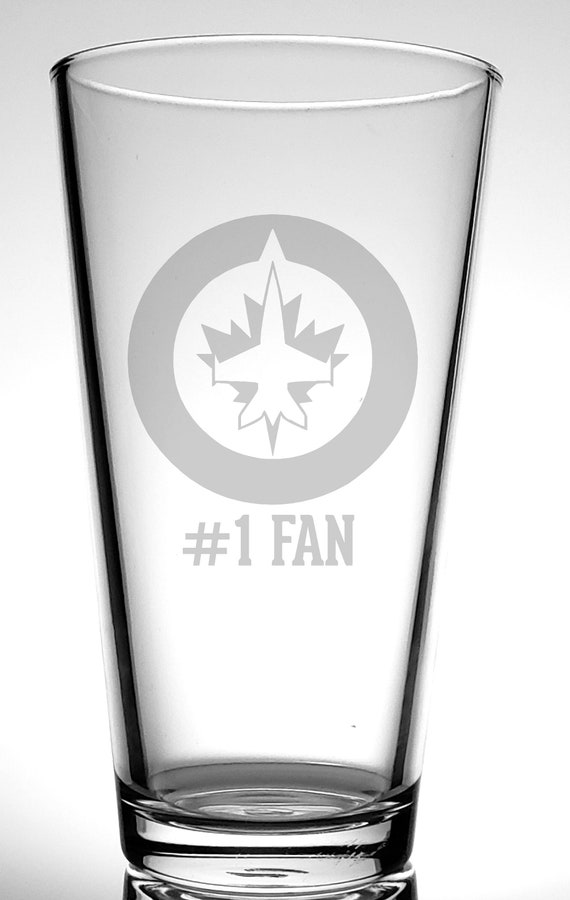 Winnipeg Jets pint glassWinnipeg Jets pint glassesWinnipeg Etsy