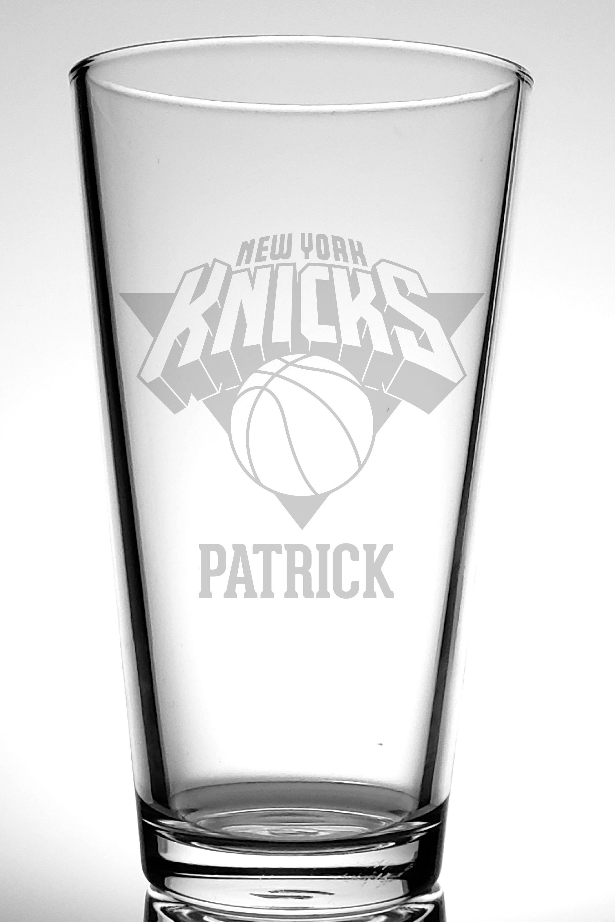 New York Knicks Basketball Custom Pint GlassesPersonalized Etsy
