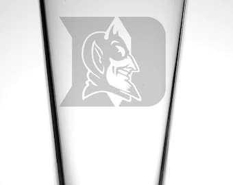 Duke University Pint Glass-Personalized Graduation Gift-Class of 2021-College Alumni Gift-Duke Blue Devils-March Madness Pint Glass