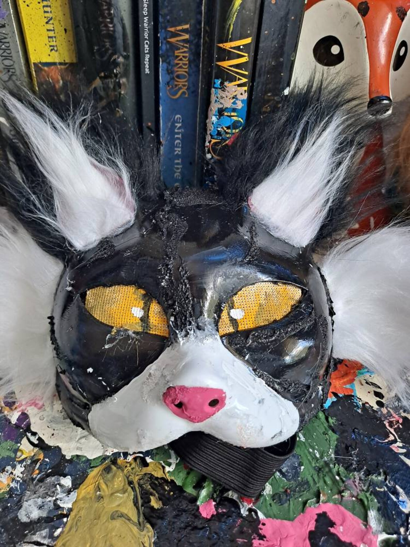 Therian Quadrobics Cat Mask Fur Quads Furry Mask Read Etsy UK