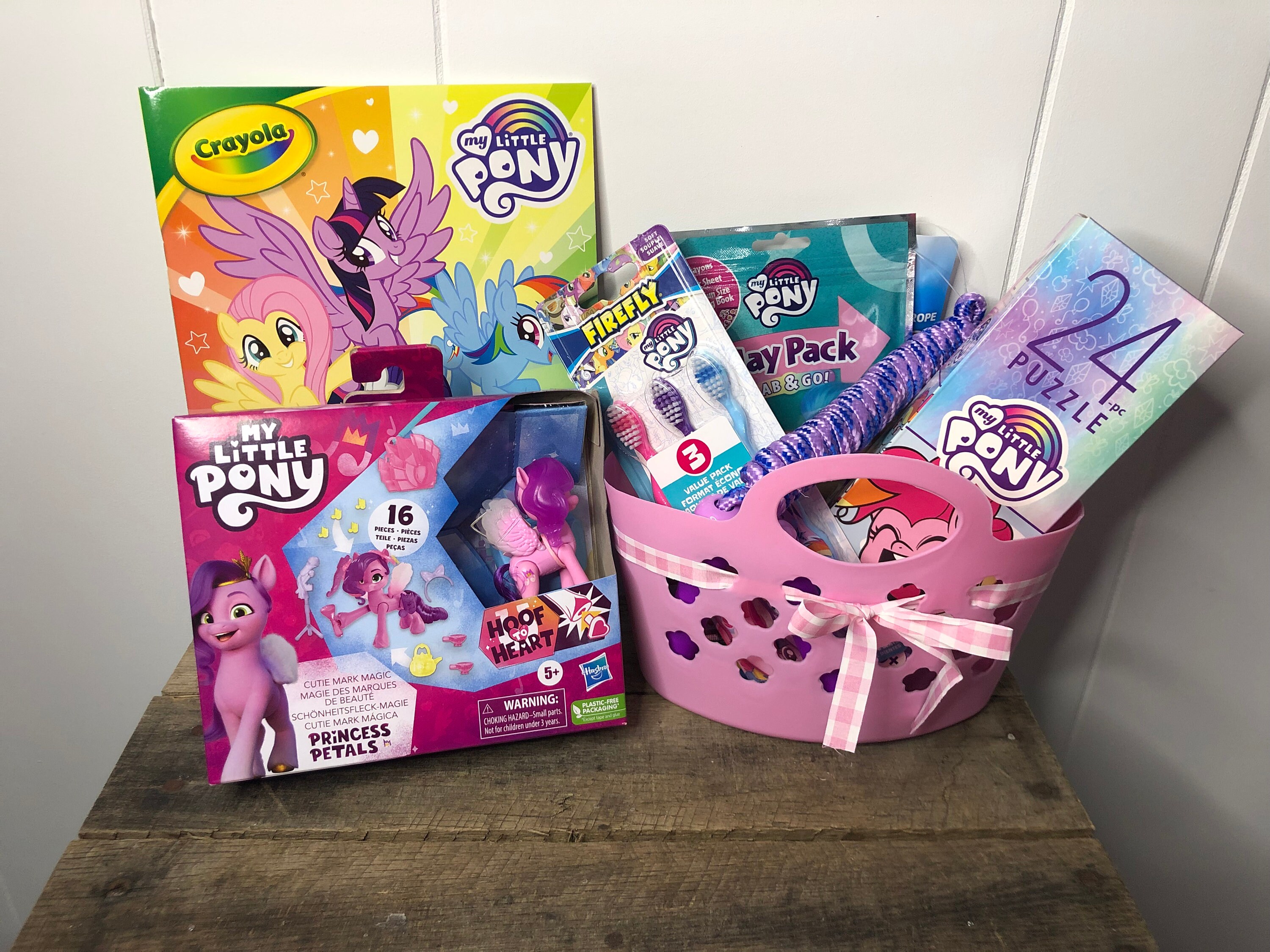 My Little Pony Gift Basket Birthday Summer Girls Pre filled Gift