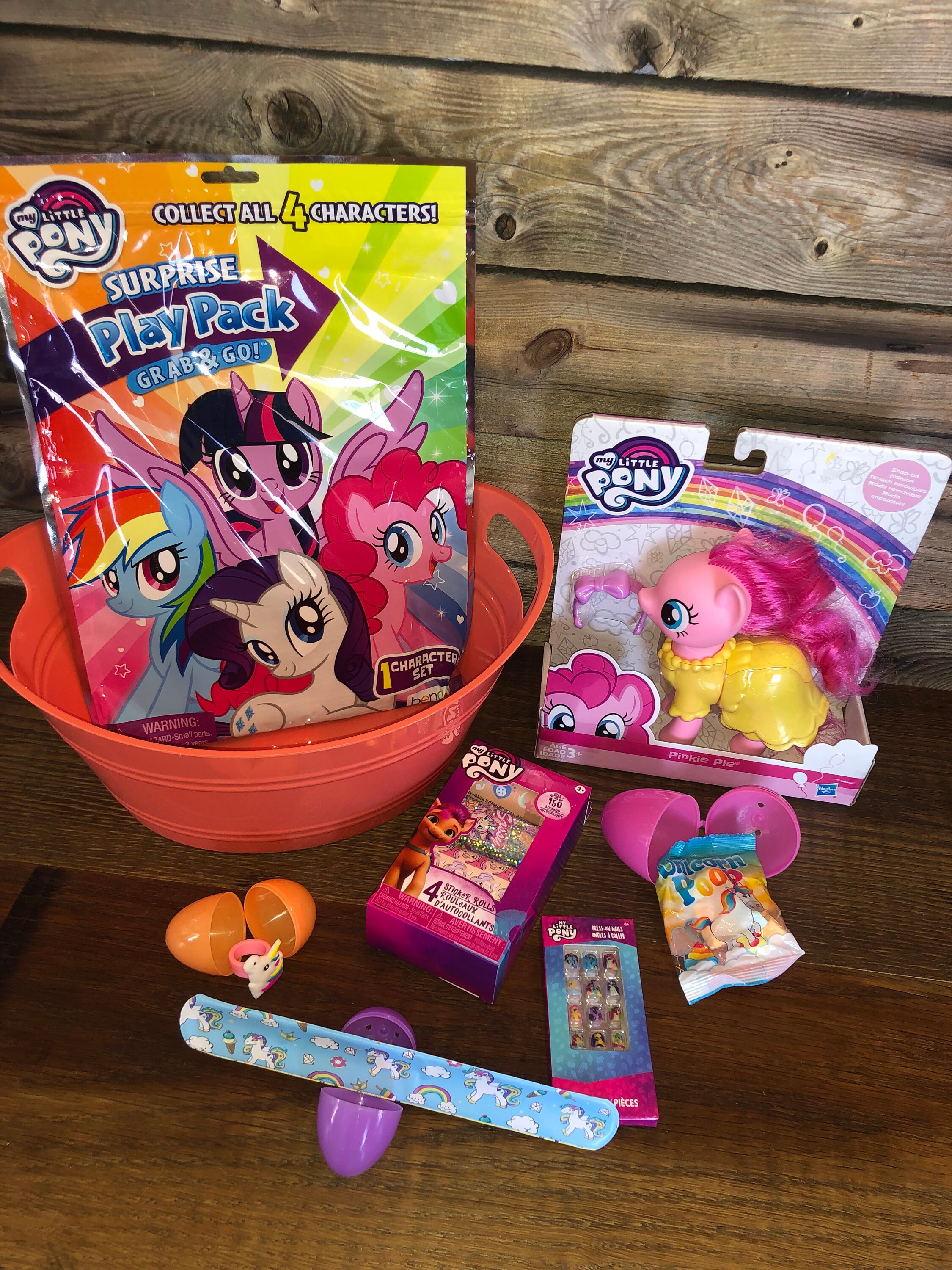 My little cheap pony easter baskets