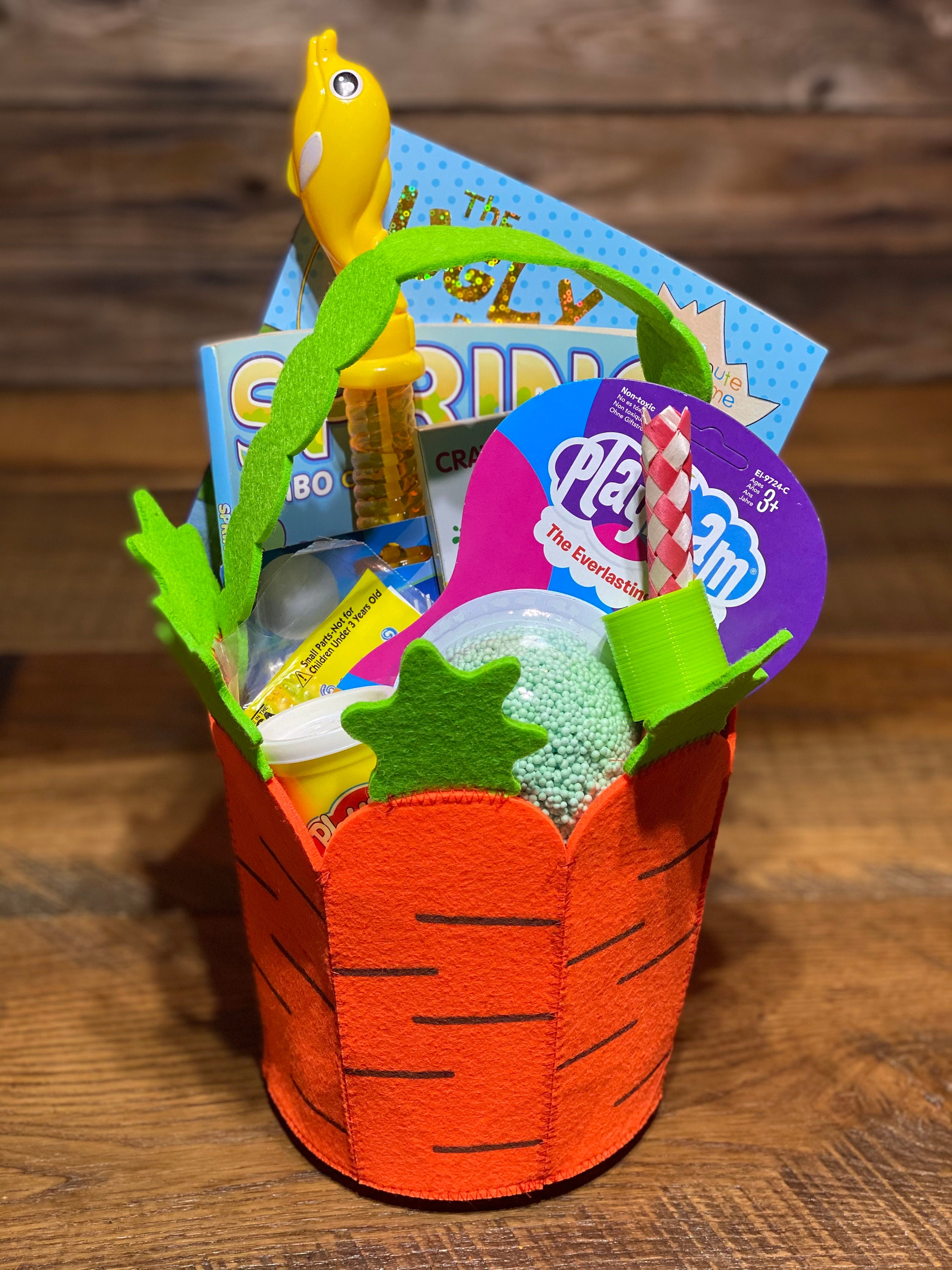 Childrens Filled Easter Basket Toddlers Prefilled Etsy