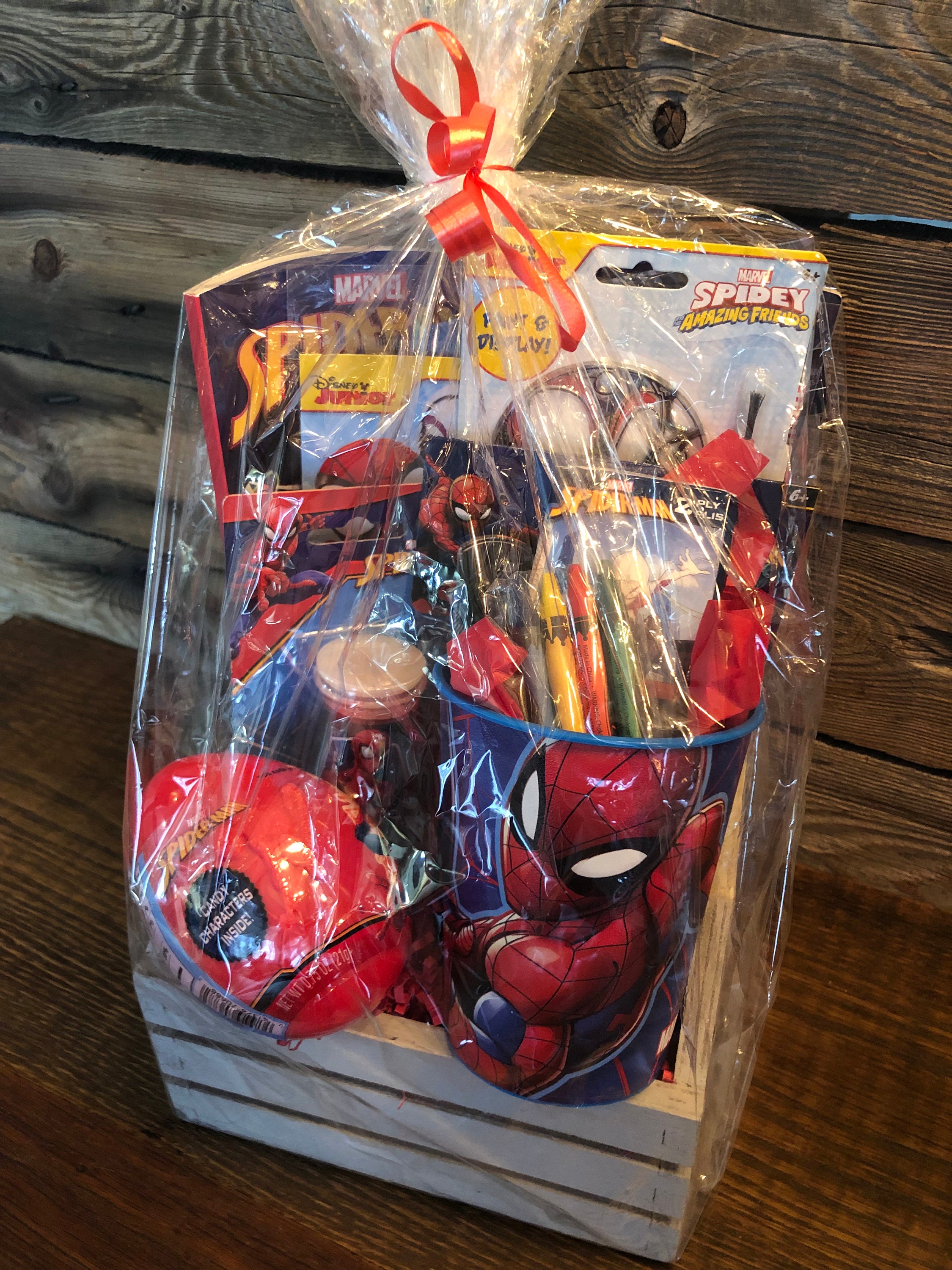 Spider-Man Filled Easter Basket Gift Basket Boys Easter - Etsy