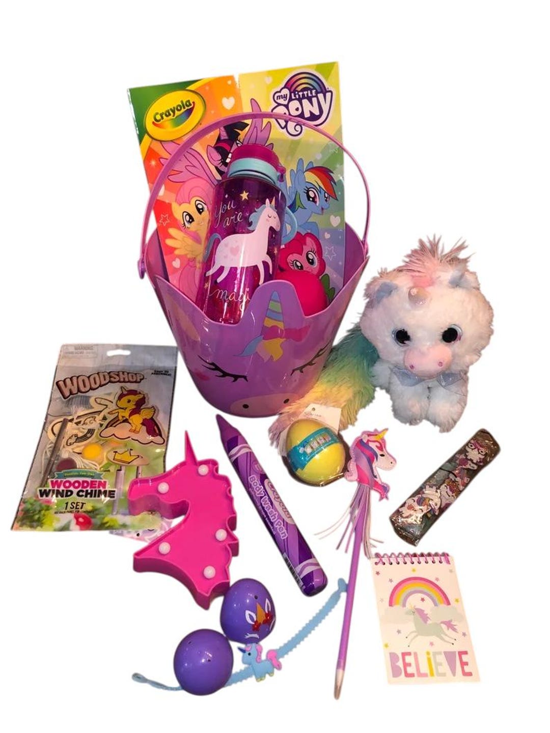 Girls Unicorn Easter Basket: Pre-filled Gift Set - Etsy