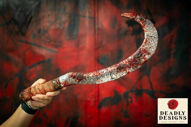Fake Large Plastic Sickle Costume Prop | Halloween Horror Prop [MADE TO ...